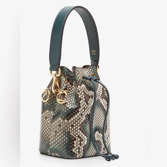 Authentic FENDI Genuine Python Mon Tresor Rare - Picture 2 of 2